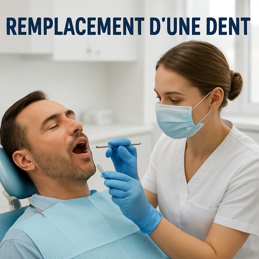 Remplacement d'une dent absente à Fréjus